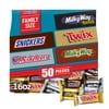 Snickers, Twix, Milky Way & More Assorted Chocolate Candy Bar - 50 Ct