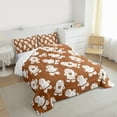 thumbnail image 3 of Manfei Girly Cartoon Dessert Bedding Comforter Set, Kawaii Gingerbread Man Twin Comforter Sets, Merry Christmas Reversible Bedding Set, Super Cozy Room Decor, 2-Piece, 3 of 8