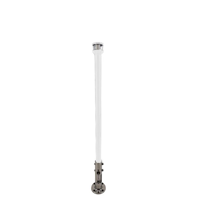 Faro plegable Seaview 12 con base de acero inoxidable 316