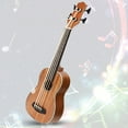 thumbnail image 4 of Sapele Guitar,30 Inch Mini Electric Bass Guitar Inch Ukulele Expertly Crafted, 4 of 9