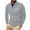Gray, variant on UVEASISHA Golf Shirts for Men Long Sleeve Soft Waffle Knit Pullover Business Casual Button Up Lapel Knitted Shirt 2024 Fashion Fall Tops Sales Today Clearance Black L