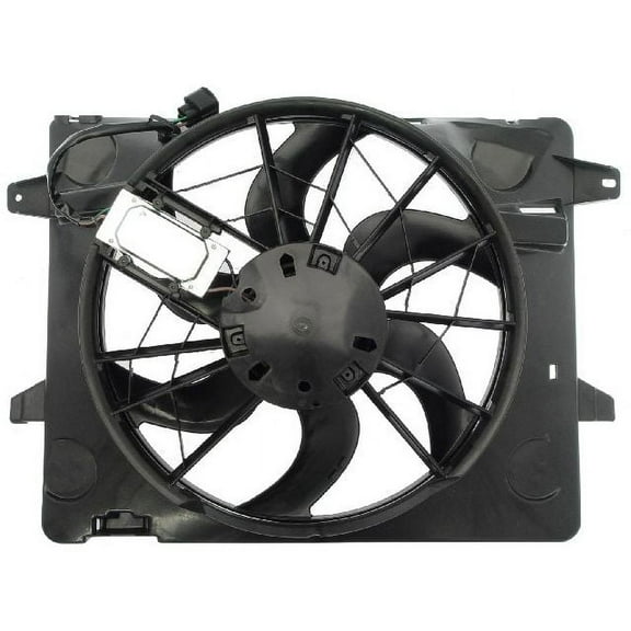 Auxiliary Fan Assembly - Compatible with 2003 - 2005 Mercury Grand Marquis 2004