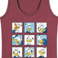 thumbnail image 3 of Mickey & Friends - Donald Grid - Women's Racerback Tank Top, 3 of 5