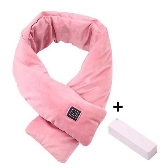 IROINNID Scarfs for Women USB Heating Neck And Shoulder Winter Cold Protection And Warmth Scarf Massage Scarf,Pink