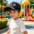 thumbnail image 6 of Boys Spider Hero Mesh Baseball Cap Cartoon 3D Plush Figure Top Sunshade Trucker Hat Travel Park School Outdoor Daily Casual Accessories, 6 of 6