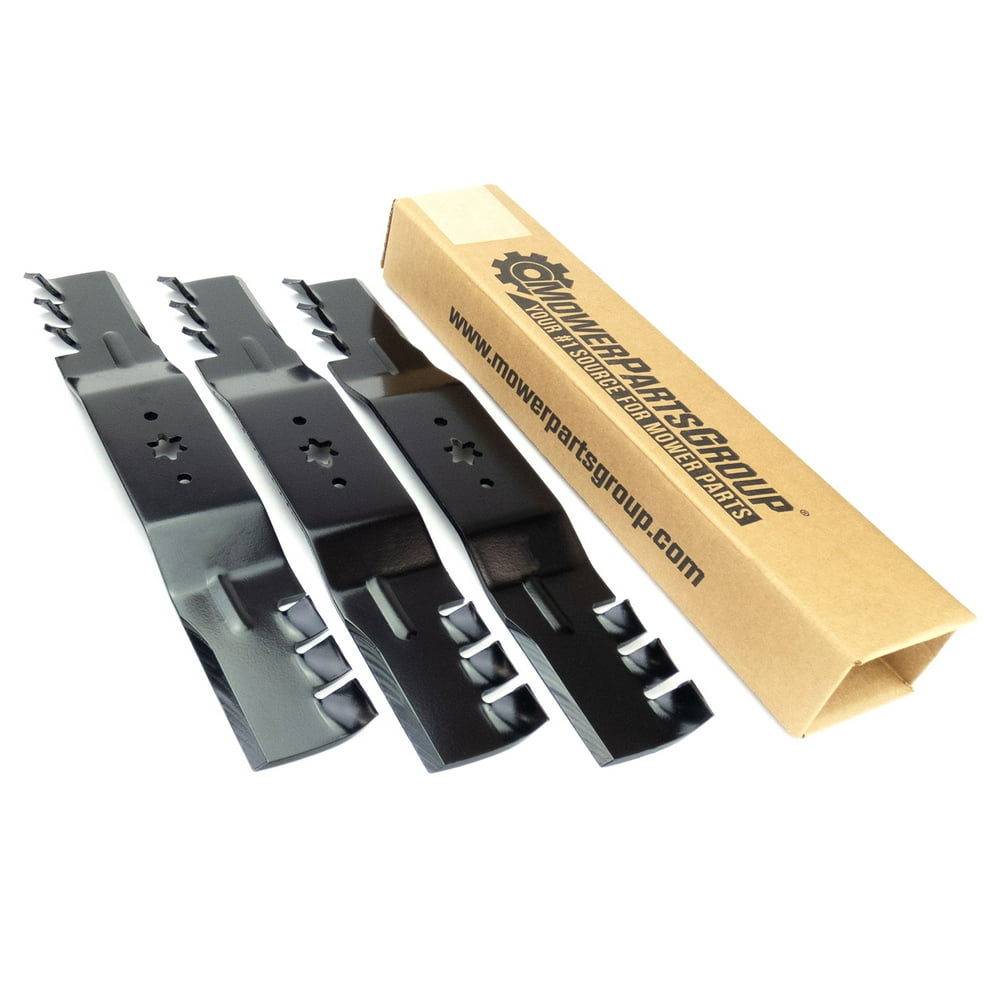 (3) Replacement Mulching Blades for Cub Cadet RZT54 54" 7420677 942