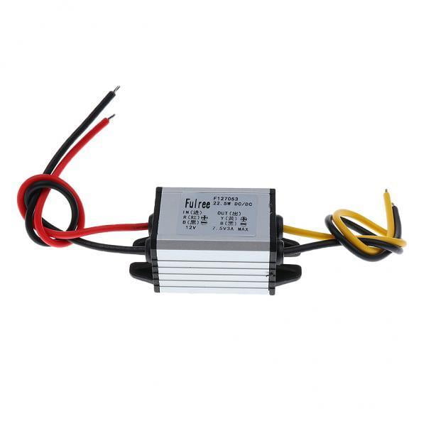 Convertidor CC 12V a 7.5V 3A 18W Zulema