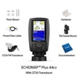 thumbnail image 3 of Garmin Echo map Plus 44Cv, Us Offshore G3, with Gt20 DC, 3 of 3