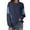 Dark Blue, variant on Women's Lightweight Crewneck Sweatshirts Patchwork Loose Baggy Pullovers Long Sleeve Casual Workout Fall Tops (XL, Gray)