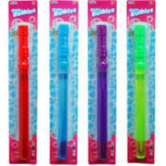 14.5in. Assorted Color Bubble Stick Case of 48