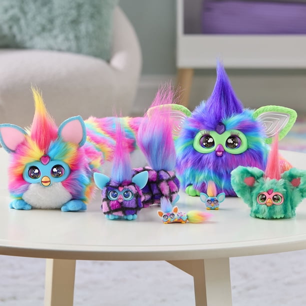 Furby DJ Furblets Berry-Cup-Cake Mini Plush Toy for Playgrounds