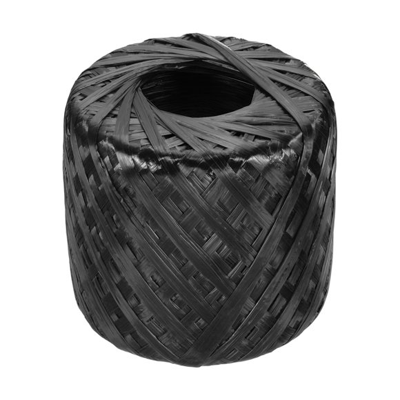 Uxcell 1033ft Polyester Nylon Plastic Rope Twine, 30mm/1.2 Inch Household Packing Bundled for Gardening Craft Carrying, Black