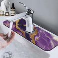 thumbnail image 7 of Sikiie Purple Gold Marble Swirls Splash Guard for Sink Faucet-1 PC Super Absorbent Fast Drying Mat Sink Gadgets-Splash Guard for Kitchen, Sink Mat, 7 of 7