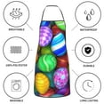 thumbnail image 6 of Pofeuu Colorful Easter Eggs1 Print Aprons with Pockets, Cute Aprons for Kitchen, Cooking, Server, Barber, Chef Apron, 6 of 7
