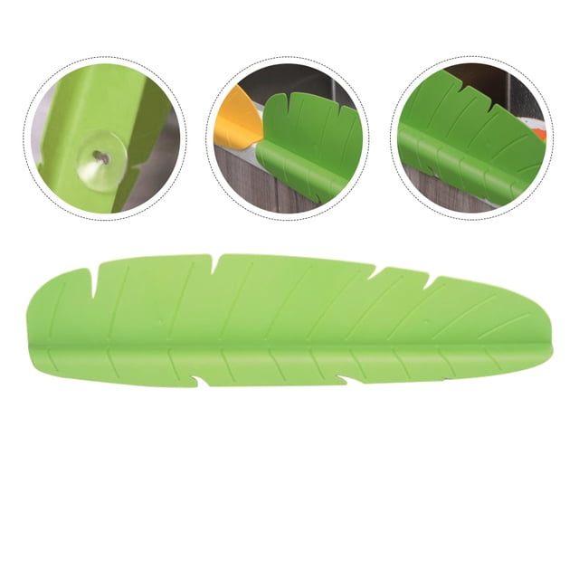 KALLORY Pantalla Verde Para Salpicaduras De Fregadero Con Material Resistente Y Uso Doméstico