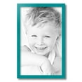 thumbnail image 2 of ArtToFrames 13" x 21" Aqua Picture Frame, 13x21 inch Green Wood Poster Frame (WOM-4428), 2 of 8