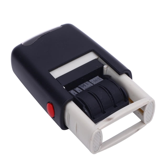 Adjustable Date Stamp, Clear Imprints, Compact and Portable, Wide Usage, ABS Material, Self Inking Rubber Date Stamp for Official and Personal Applications, Refillable and