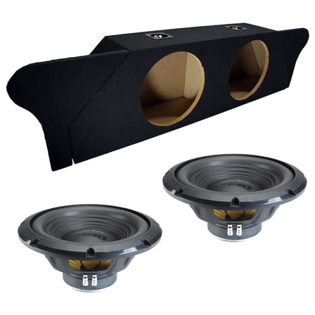 Alpine fits 10-15 Chevy Camaro LS, LT & SS Model Sealed Dual 12" W12S4 Loaded Subwoofer Sub Box Enclosure 500W RMS 4 Ohm