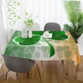thumbnail image 5 of Coolnut Rectangle Table Cloth St.Patrick's Day Clover Tablecloth Waterproof Anti-Shrink Soft and Wrinkle Resistant Decorative Fabric Table Cover for Outdoor Picnic/Kitchen Dining 54x72In, 5 of 7