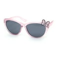 thumbnail image 2 of Child Size Girls Polka Dot Bow Pin Mod Plastic Cat Eye Sunglasses Pink Black, 2 of 4