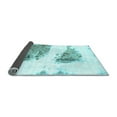 thumbnail image 2 of Ahgly Company Indoor Rectangle Abstract Light Blue Modern Area Rugs, 8' x 10', 2 of 4