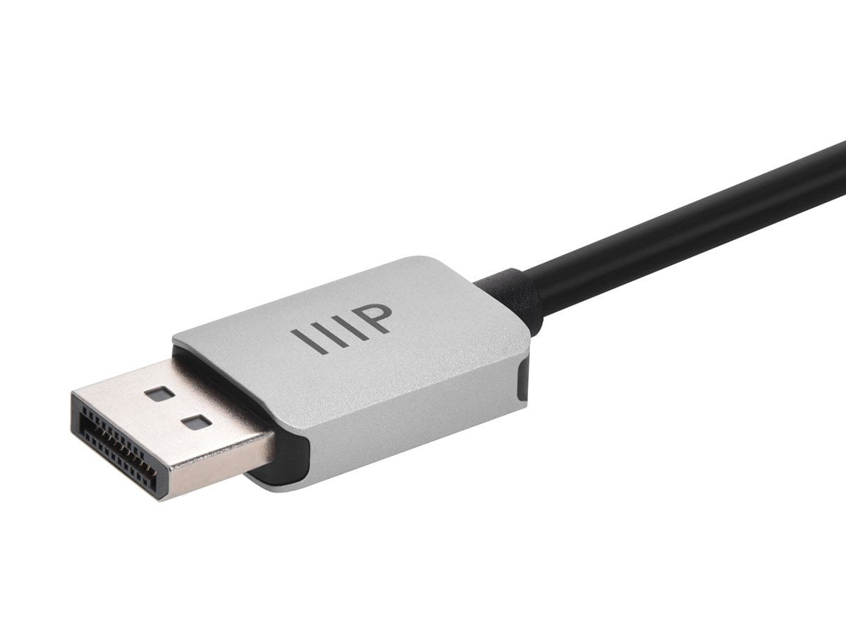 Monoprice DisplayPort 1.4 Cable to 8K HDMI - 6 Feet | 32AWG, 8K@60Hz, Up To 32.4Gbps Bandwidth, For Video Game Console, Gaming Monitor, Apple TV, or Laptop Computer