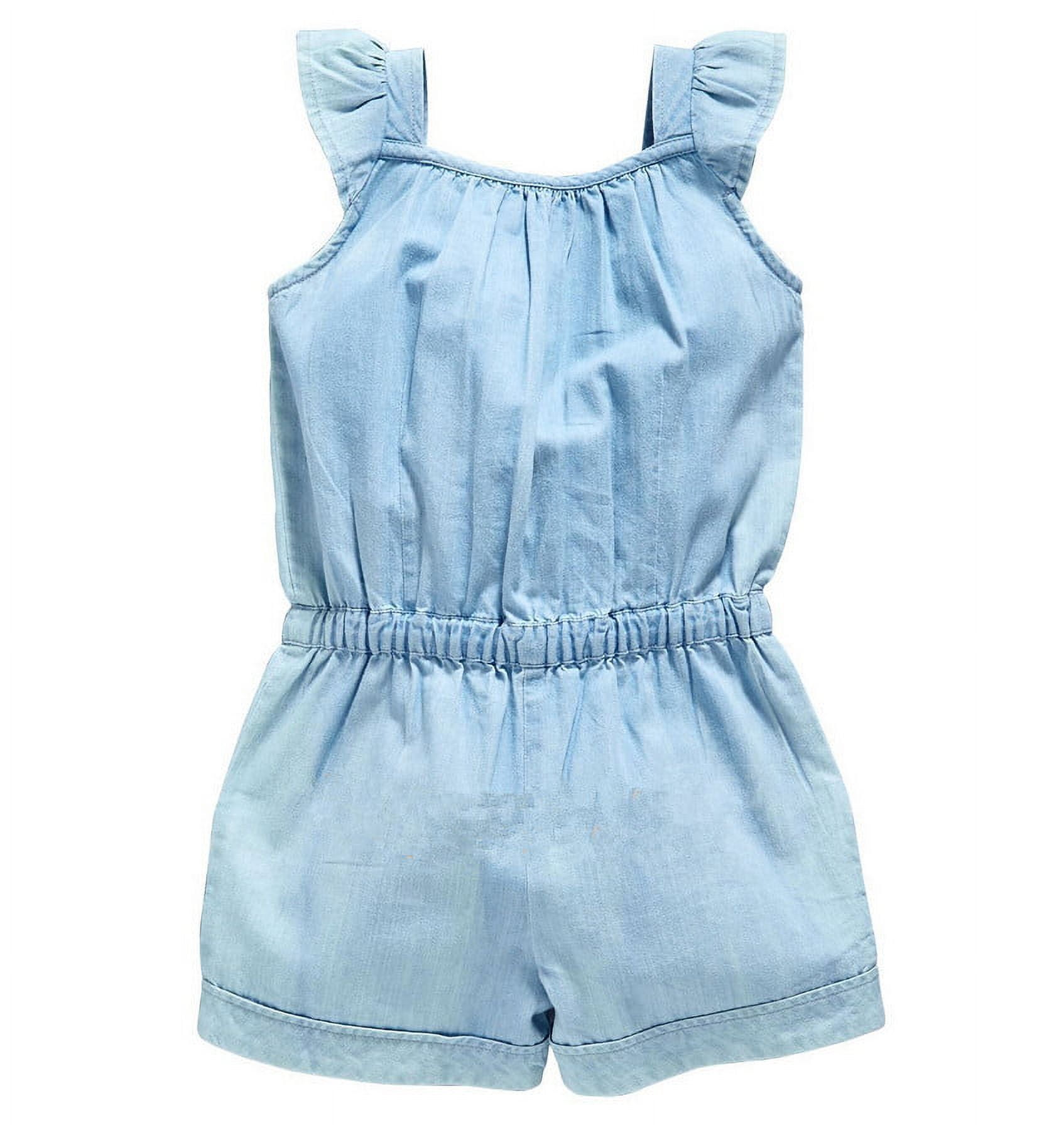 Toddler Girl Schiffy Design Sleeveless Denim Romper Jumpsuit Shorts Only  BDT 1,424.45 PatPat ASIA Mobile