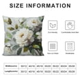 thumbnail image 5 of JEUXUS Pillow Case Rustic White Flower Abstract Botanical Picture Short Plush Pillowcase White, 5 of 5