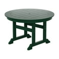thumbnail image 3 of WestinTrends Malibu 5 Piece Adirondack Patio Dining Set, All Weather Poly Lumber Outdoor Table and Chairs Furniture Set, 47" Trestle Round Dining Table and 4 Adirondack Dining Chair, Dark Green, 3 of 8
