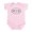 Petal Pink, variant on CafePress - MIB Oval Infant Bodysuit - Baby Light Bodysuit, Size Newborn - 24 Months