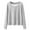White, variant on BEFOKA 2 Pack Womens Long Sleeve Shirts Crew Neck Thermal Tops Loose Fits Undershirt Base Layer Trendy Clothes M-L