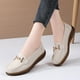 thumbnail image 2 of Zapatos planos con decoración de metal para mujer, zapatos antideslizantes ligeros de suela blanda, zapatos bajos para caminar, 2 of 4