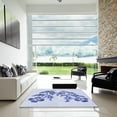thumbnail image 6 of Ahgly Company Indoor Rectangle Patterned Lavender Blue Area Rugs, 5' x 8', 6 of 6