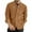 Brown, variant on LowProfile Men's Button Down Shirts Long Sleeve Fall Winter Corduroy Solid Color ed Lightweight Casual Blouse Tops Green L