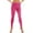 Hot Pink, variant on Sakmal Pants Women Athletic Pleated Yoga Slim Leg Leggings Low Rise Full Length Green Solid Pants with Pockets