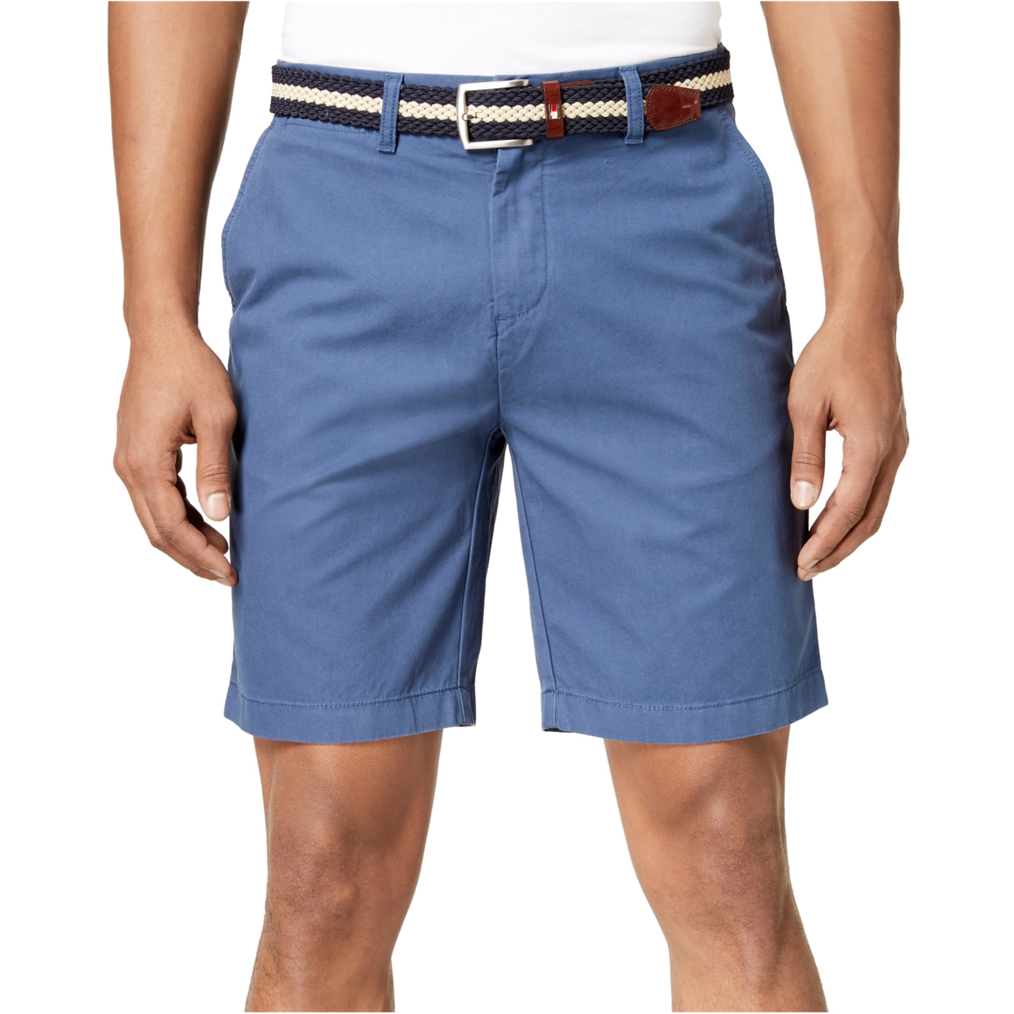Tommy Hilfiger Flex Casual Chino Shorts Tropical Size 38W 7/" Inseam NWT