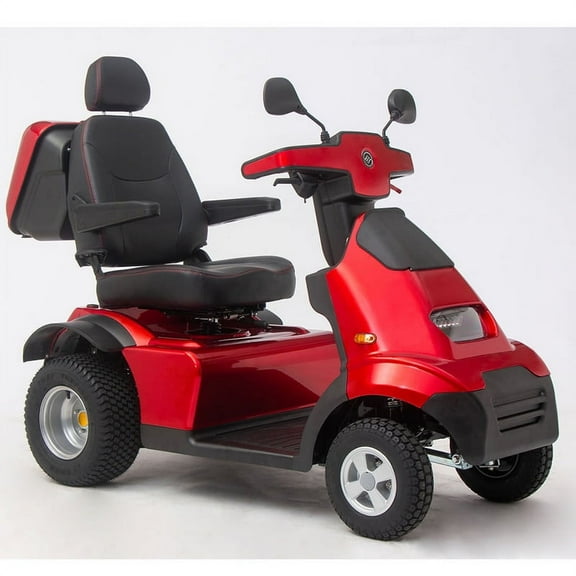 S4 4 Wheel Electric Vehicle by Afikim-20" Width Seat-450 lbs-9.3 mph-Red