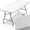 6FT, variant on 8FT(30" x 96") Folding Table, Indoor Outdoor Heavy Duty Picnic Table with Carrying Handle,Plastic Fold up Table for Picnic, Party, Camping,Office - White