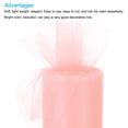 thumbnail image 3 of Unique Bargains Tulle Rolls Fabric Spools 6' 25 Yards Soft Pink for Decoration Wrapping Wedding DIY Crafts, 3 of 5