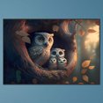 thumbnail image 1 of Cuadros Decorativos 5D bricolaje taladro redondo completo diamante pintura búho Kit decoración del hogar arte artesanía Wdftyju de costura negro 4 estilos, 1 of 7