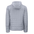 thumbnail image 3 of Men's Cutter & Buck  Gray Nashville Sounds Rainier PrimaLoft Eco Full-Zip Hooded Jacket, 3 of 3