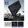 thumbnail image 4 of i-Blason Cosmo for Samsung Galaxy S26 Ultra 6.9" Case with Ring Holder Stand,[Built-in Screen Protector] Magnetic Phone Cover Anti-Yellowing Full-Body Slim Shockproof Case for S26 Ultra, Carbon Fiber, 4 of 10