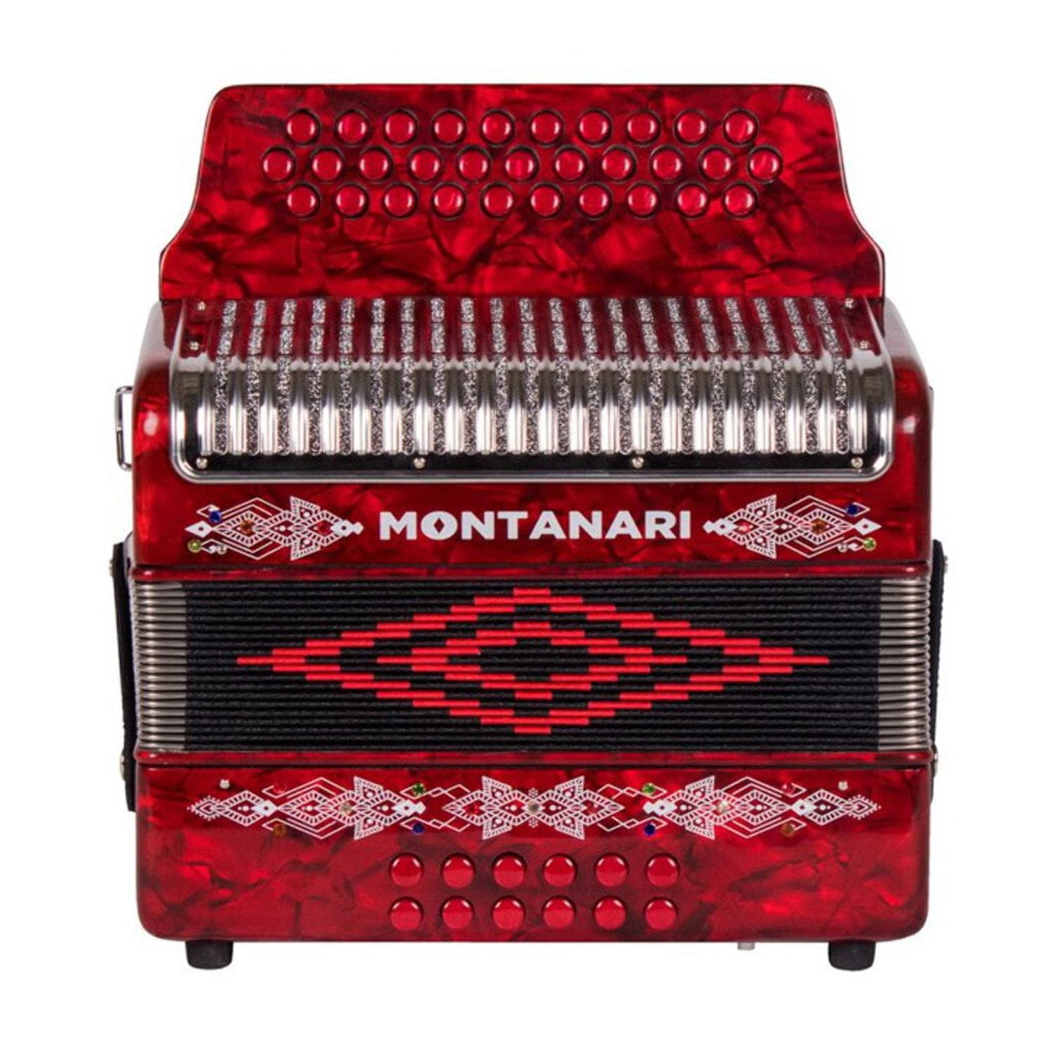 Montanari 3112 MG Accordion FBE Red