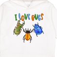 thumbnail image 3 of Inktastic I Love Bugs Toddler Hoodie, 3 of 4