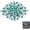 Blue, variant on Vintage Crystal Rhinestone Brooch for Women, Flower Lapel Pins Alloy Bouquet Pin Scarves Dress Hat Gold -