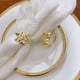 thumbnail image 2 of Napkin Rings, Creative Leaf Metal Napkin Rings (9pcs), 2 of 5