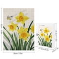 thumbnail image 2 of Daffodil Flower 500 Piece Wooden Puzzle, Nature-Inspired Design, Finished Size 15" x 21", 2 of 8