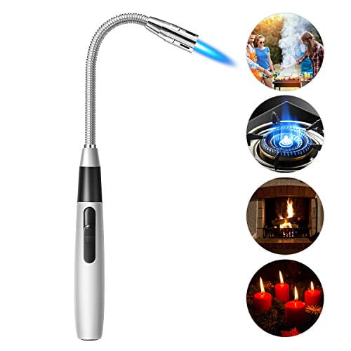 Butane Lighter Jet Flame Torch Lighter Long Flexible Windproof Lighter