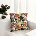 thumbnail image 6 of Yiaed Cats & Dogs Group Print Pillow Covers Super Soft Decorative Square Throw Pillow Covers Case Cushion Covers for Sofa Couch Bedroom Car Decor（No pillow core）-12"x12", 6 of 7