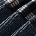 thumbnail image 6 of FRSASU Mens Full Zip Sweater Fleece Vest, Sherpa Lined Stand Collar Warm Vests with Pocket Blue, 6 of 9